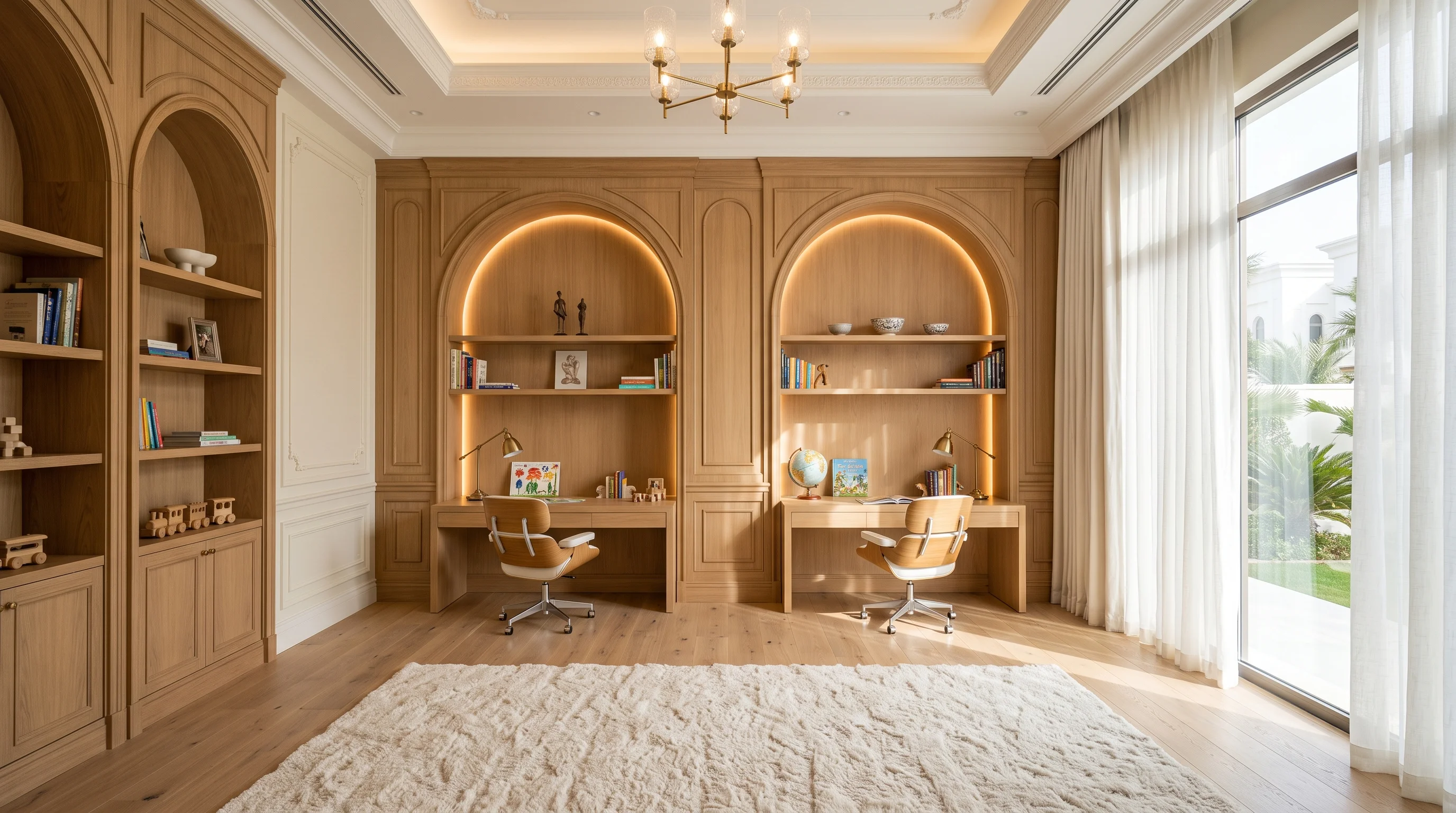 Arched Fluted Joinery Suite Al Rayyan Estate